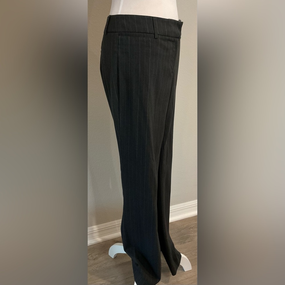 New York & Company Gray Pinstripe Wide Leg Pants - Picture 6 of 12